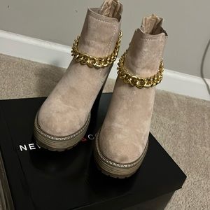 New York & Company Nude Cassie bootie